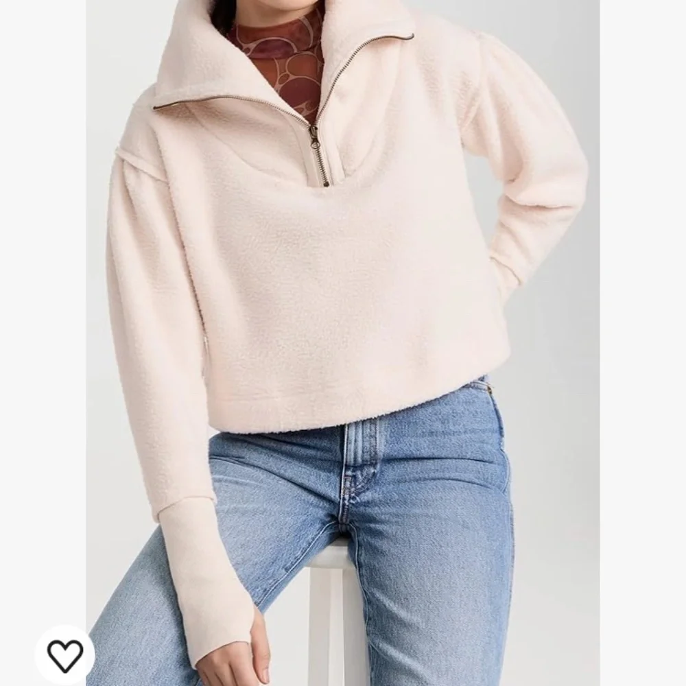 FP Free People Soft Dreaming Pull Over Cotton Cozy L Large Ivory White - Picture 9 of 16